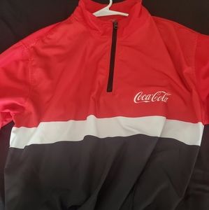 Coca-Cola drawstring wind breaker